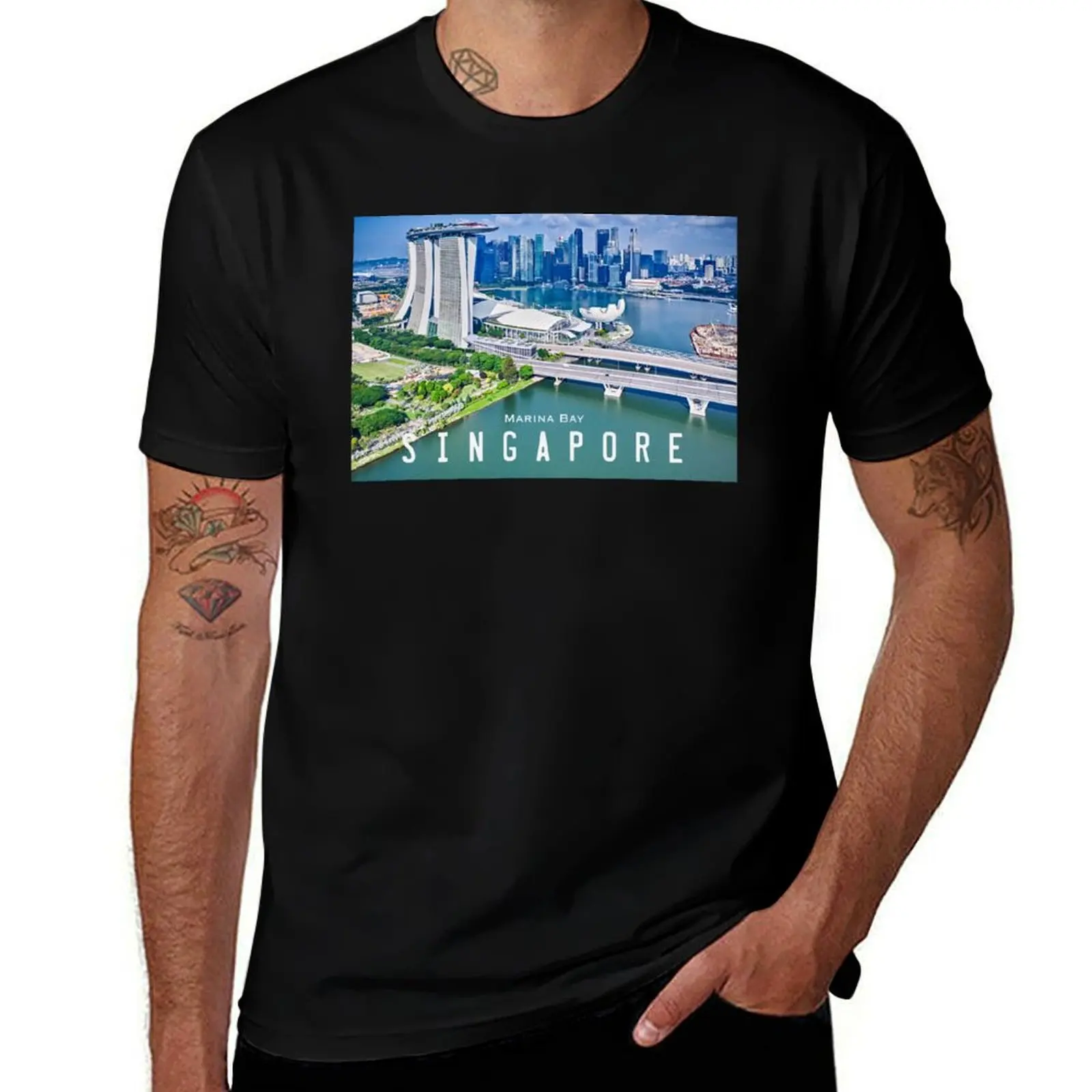 

Singapore, Marina Bay T-Shirt Blouse oversizeds sublime clothes for men