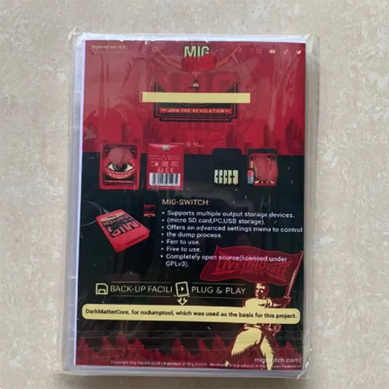 Scatola di imballaggio per cassette di combustione MIG versione V1/V2