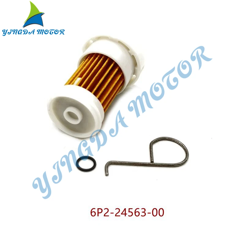 Motor de barco 6P2-24563-00 6P2-WS245-00 Elemento de filtro de combustible para motor fueraborda Yamaha F250 250HP, 18-7518