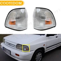 Luz de esquina de coche para KIA Pride 2000 2001 2002 2003 2004 indicador de luz lateral delantera carcasa señal de giro KK135-51060 KK135-51070