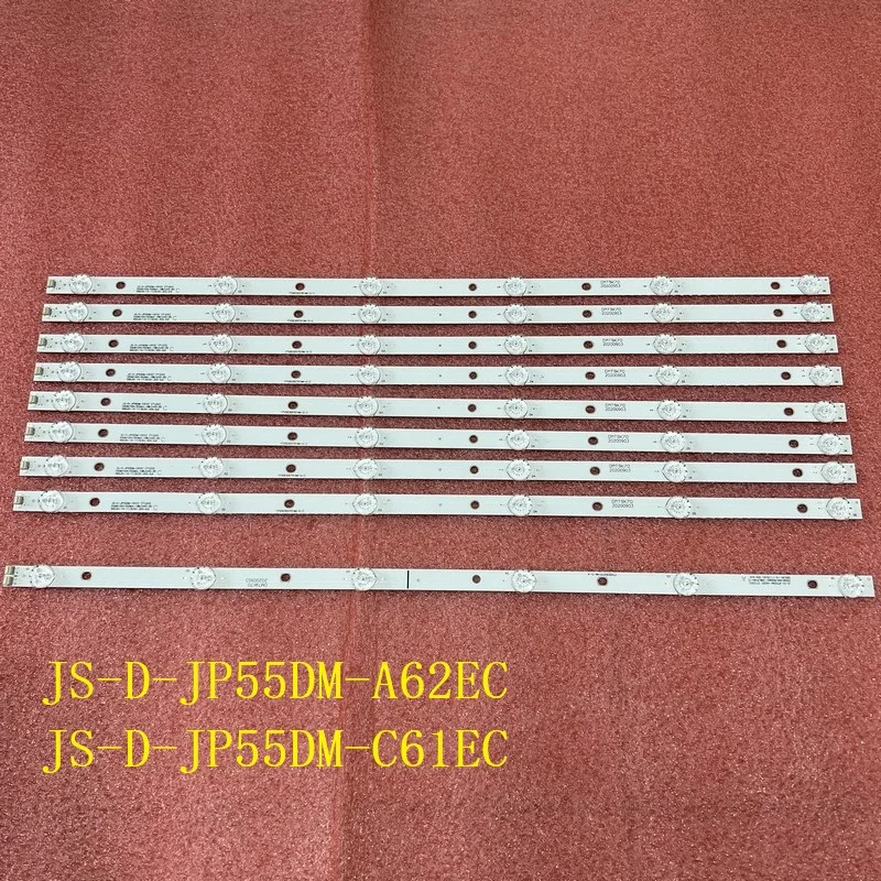 LED backlight Strip((9)For BBK 55LEX-8158/UTS2 AKTV AKTV5534 55UHDT2SMH JS-D-JP55DM-A62EC C61EC 55DM1000 600MA-2BIN 300MA-ABIN