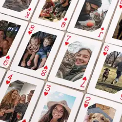 Personalized Cultural Poker Playing Cards,Alternatief bruiloftsgastenboek,Customized Printing of Photos,Wedding Party Gifts