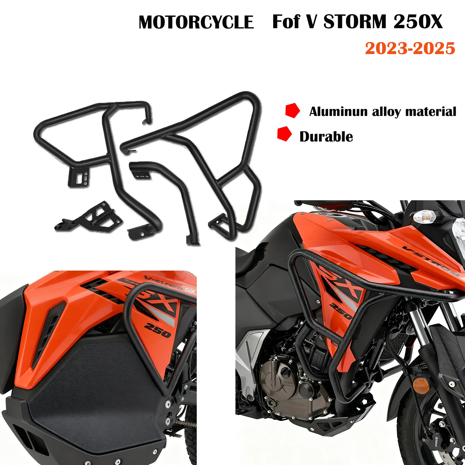 

For V-STROM 250SX VStrom 250 SX 2023 2024 2025 Engine Guard Highway Crash Bar Motorcycle Frame Protection Bumper Accessories