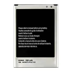 Battery For Samsung Galaxy S4 Mini I9192 I9195 I9190 I9198 J110 I435 I257 B500AE 3 Pin 1900Mah