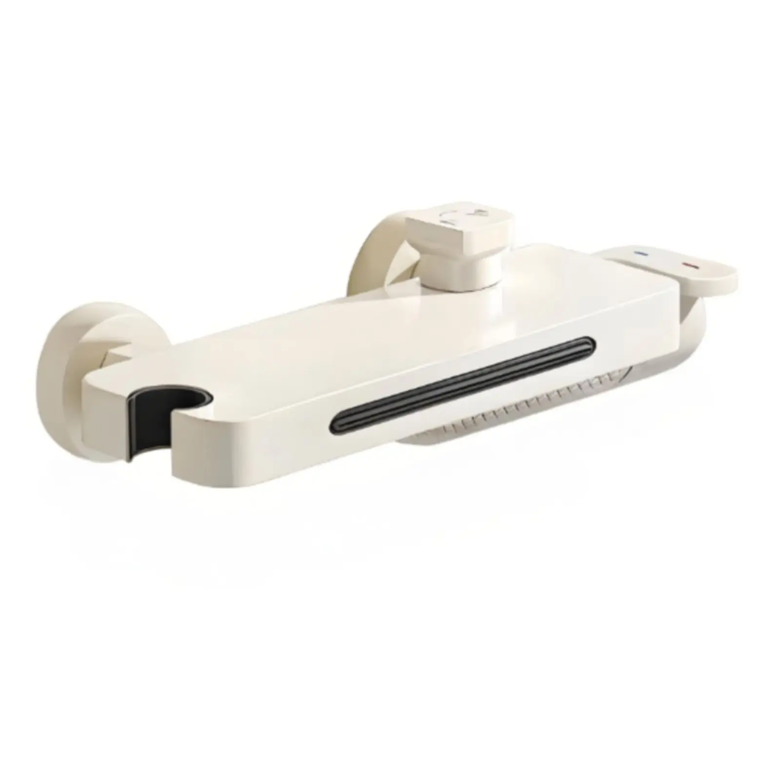 

Waterfall Bathtub Faucet, Brass Wall Mounted Shower Valve, Hot and Cold Valve, Contemporary Bathroom