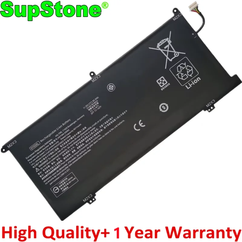 

SupStone New SY03XL HSTNN-DB8X Laptop Battery For HP Chromebook X360 14-DA0002NA,DA0502NA,DA0803NO,14E G1,15-DE0000NO,L29959-005