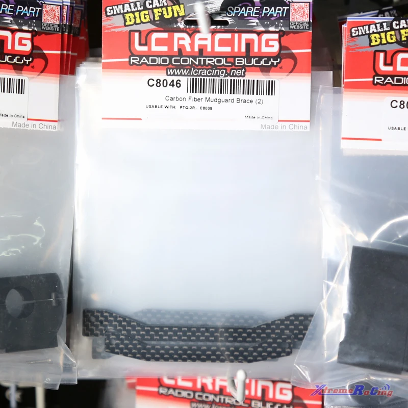 

LC Racing PTG-2R Carbon Fiber Mudguard Support Brace (C8046) - Upgrade Parts Accessories for 1/10 Rally RC Car