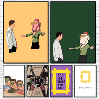 1PC Cartoon Marco Friends TV Show Poster Self-adhesive Art Waterproof Paper Sticker Coffee House Bar Room Wall Decor