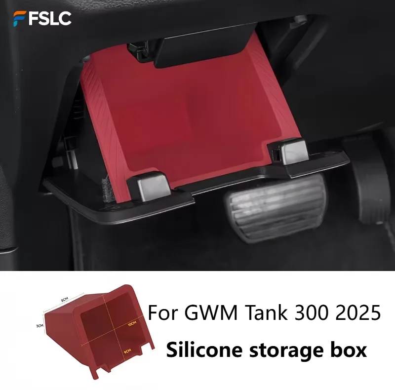 

⭐Genuine⭐ Car Upgrade For GWM Tank 300 2025 Driver Side Dashboard Storage Box Silicone Mat Interior Modified Upgrade