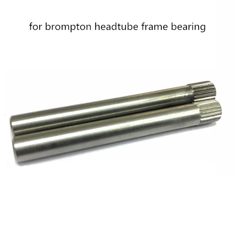 2pcs Folding bicycle titanium axle for brompton headtube frame titanium alloy bearing bike titanium bolt bicycle frame parts