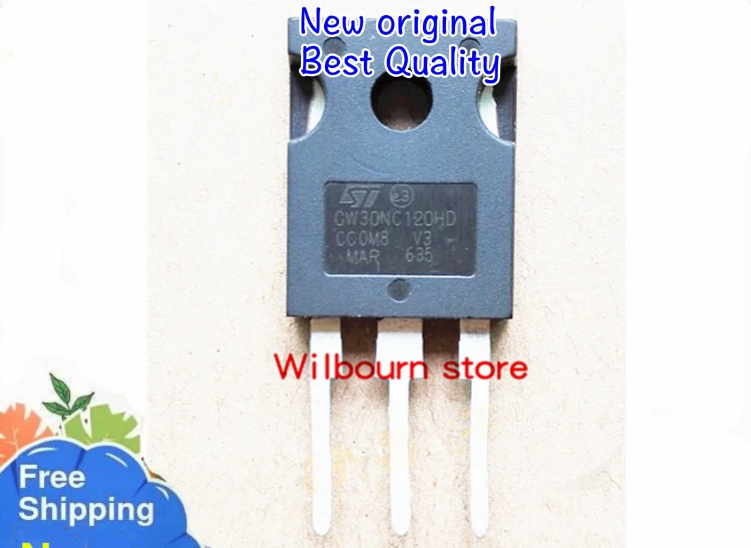 10pcs/lot GW30NC120HD STGW30NC120HD TO-247 IGBT 1200V 60A Mxsyuan 100% New original