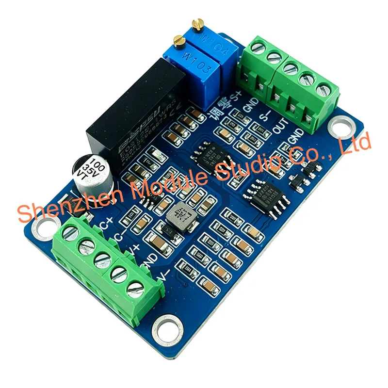 AD620 Isolated High-Precision Millivolt/Microvolt Small Signal Amplifier Module Differential Voltage Instrumentation Transmitter