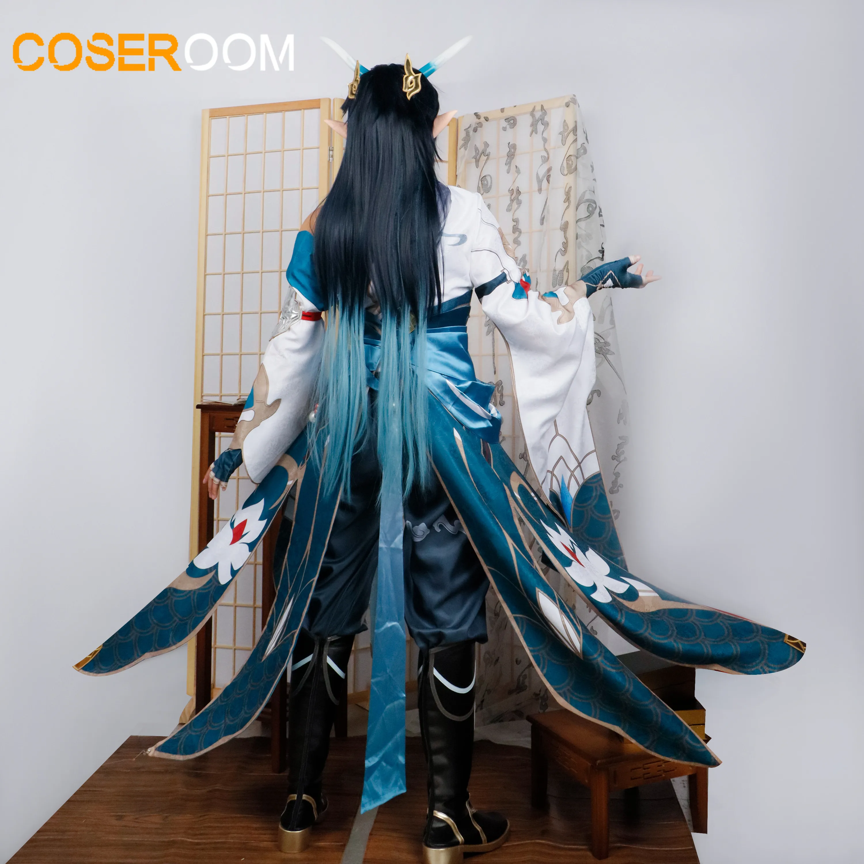 Dan Heng Imbibitor Lunae Cosplay Game Honkai Star Cosplay Costume Game Role Play Wigs Comic Con Party Animation Prop