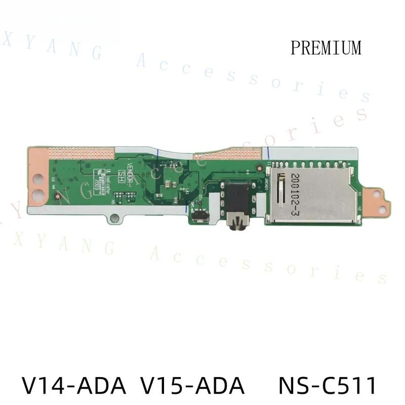 N+ New Original For Lenovo V14-ADA V15-ADA SD Card Reader Audio Power Button Board  5C50S25060 Connector NS-C511