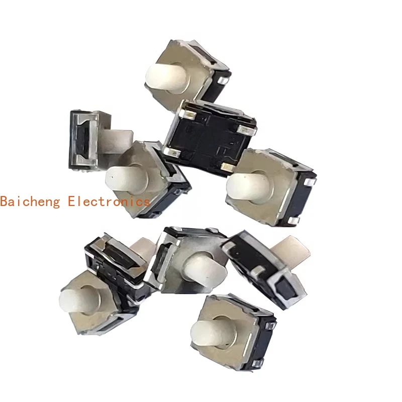 10 قطعة مقاومة للماء والغبار SKRAAME010 حساسة للمس 6x6x5 مفتاح زر رأس من السيليكون الناعم