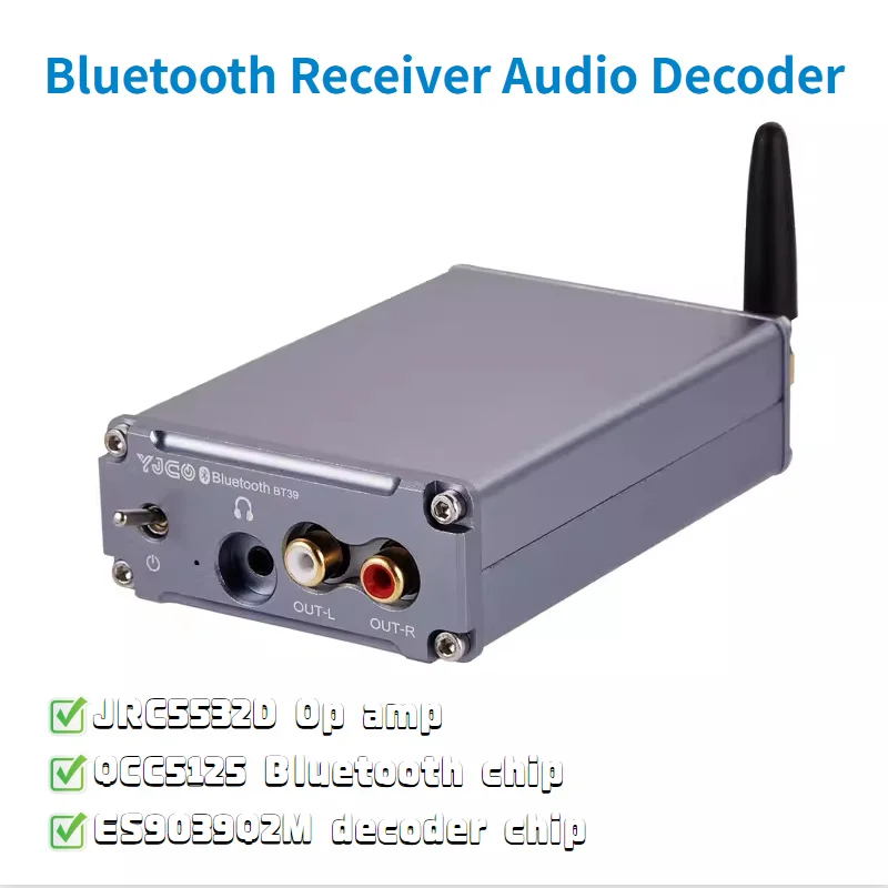 ES9039Q2M DAC QCC5125 DAC Board APTX/SBC LDAC dac HIFI Audio Sound Decoder 5.0 Bluetooth Receiver for Amplifiers Headphone