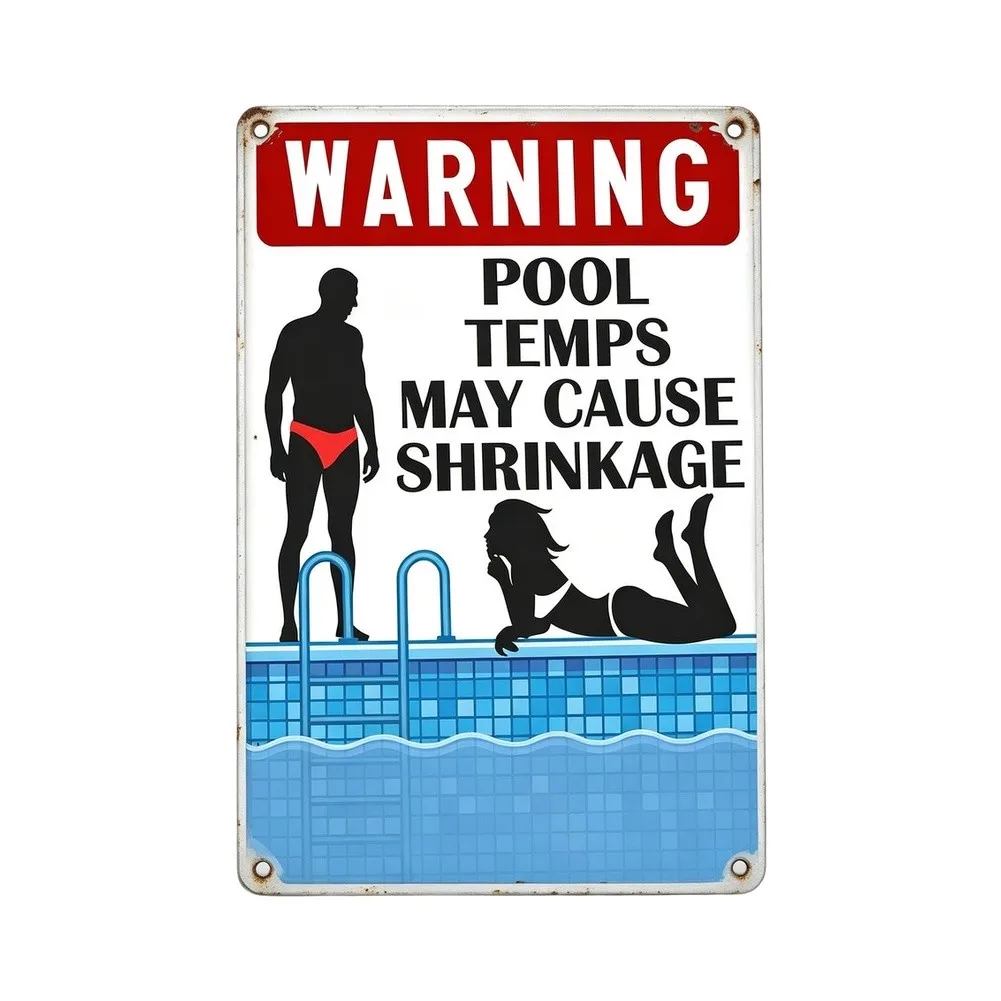 Residential Outdoor Sign with Humorous Undertone Built for Compatibility with Existing Fence Posts Wall Mounts or Stands