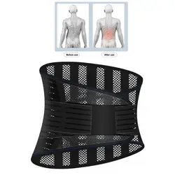 Breathable Belt Breathable Mesh Lumbar Protector with Dual Adjustable Straps for Fitness Support Sports Accessories