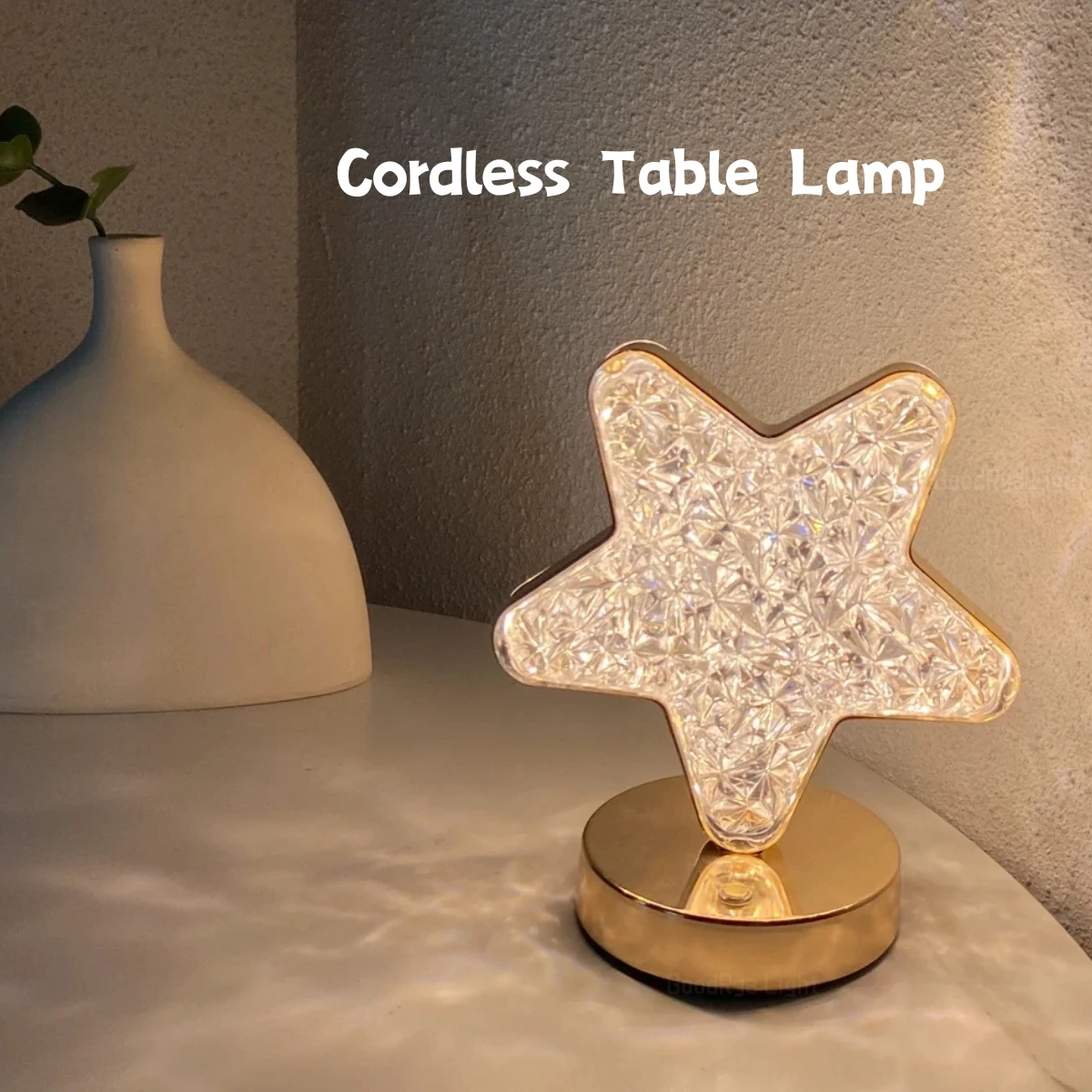 Cute Kids 3Color Star Lamp Desk LED Lighting Table Lamp Bedroom Rechargeable Touch Mood Light Bedside Decoration Night Light