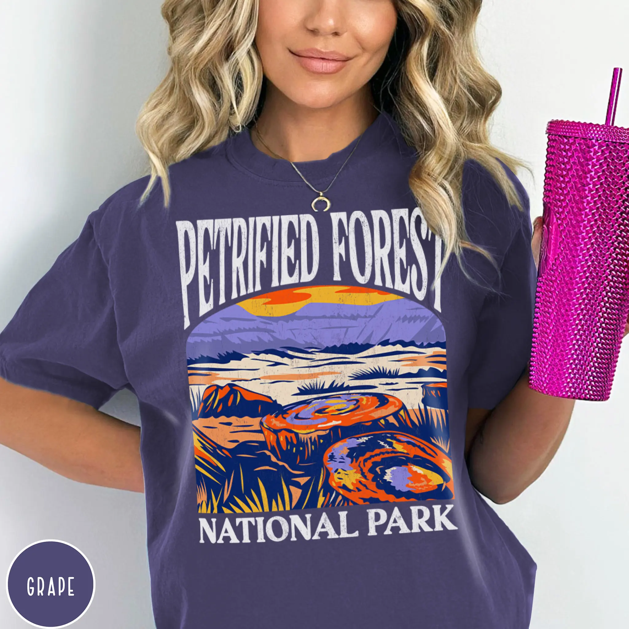 Petrified Forest National Park T Shirt Arizona Desert Us Parks Travel