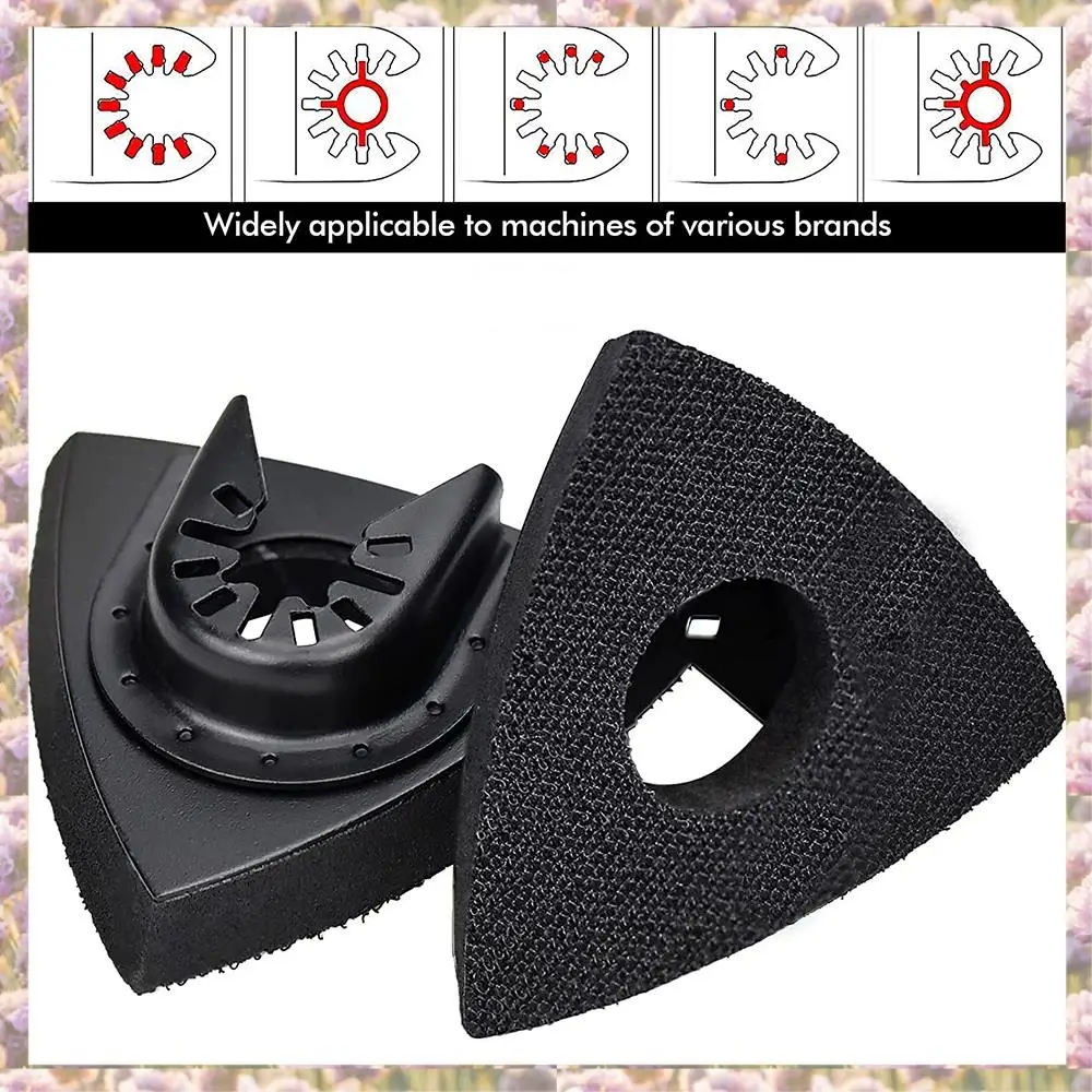 

4Pcs Sanding Pads 80 Mm For Attaching Pads, Multi-Tool Blades Oscillating Multi Tool Accessories For Worx Mikita Dewalt