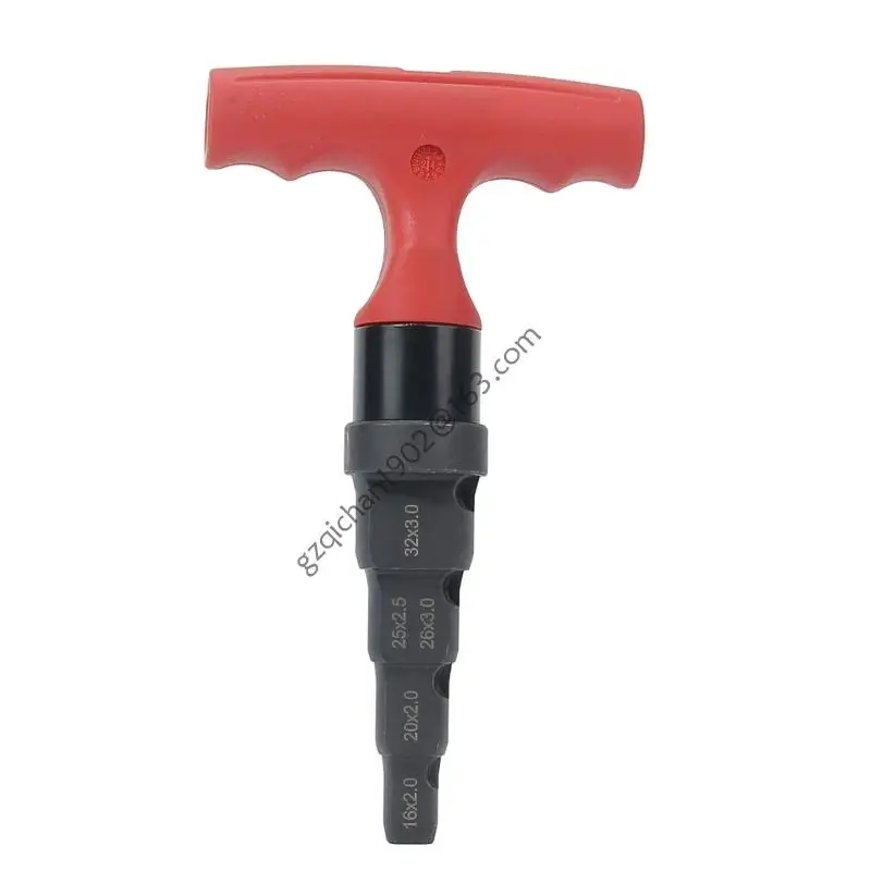 

X7AB Quadruple Auto Whirling Chamfering Tool Multiple Size Mixture Steel Manual Tool for Aluminum Plastic Conduits