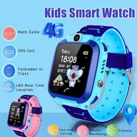niños reloj inteligente SOS GPS ubicación Tracke tarjeta Sim llamada niño reloj inteligente cámara impermeable regalo para Ios Android 2026