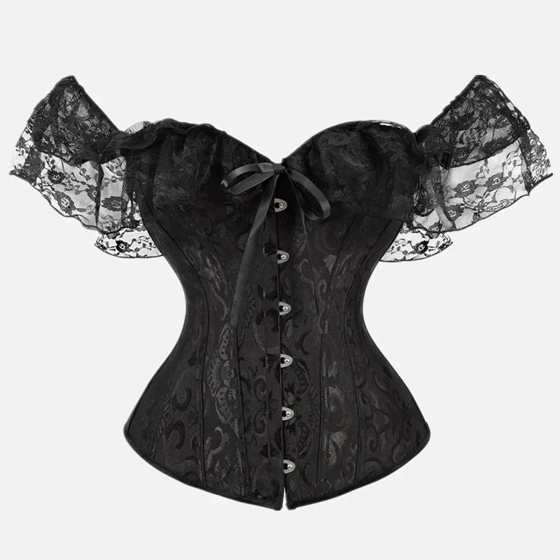 Koronkowy gorset Top kobiety bielizna modelująca Fajas gorset modelujący talię bielizna wyszczuplająca Blusas urządzenie do modelowania sylwetki kobieta gorsety seksowna znosić modelujące topy