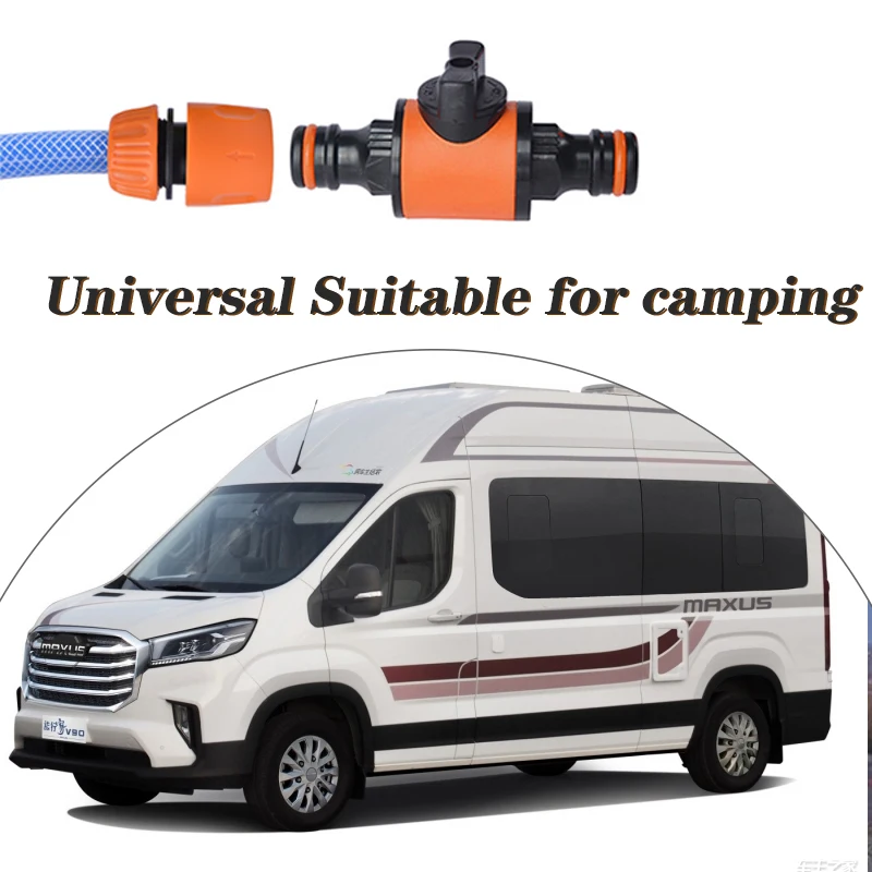 

For Campervan Motorhome Racevan Water Pipe Connectors And Brackets Universal RV Water Tank Backfill System RV Replacement Parts