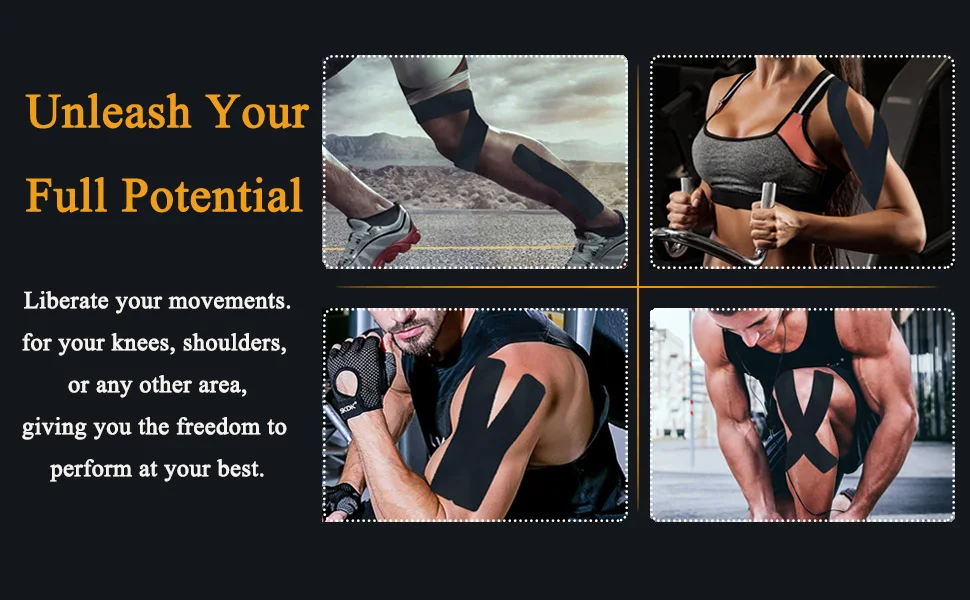 4 Rolls Kinesiology Tape 14