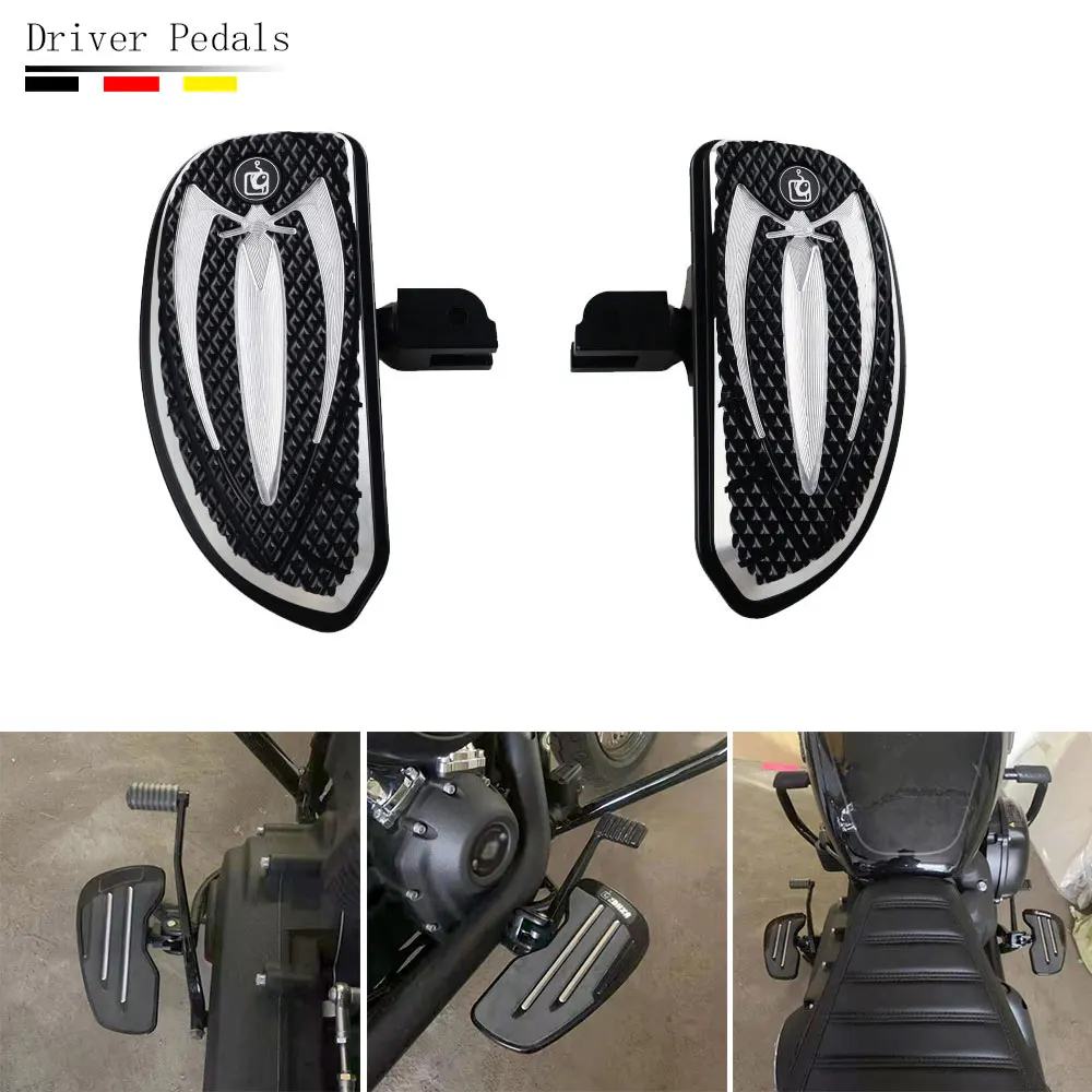 Motorcycle For Harley Softail Fat Boy 114 FLFBS Low Rider Breakout FLDE FLSL HCS 2018-2022 Front Driver Footrest Foot Pegs Pedal