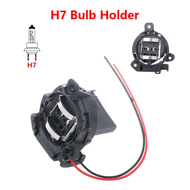 For VW Passat Golf GTI Tiguan Headlight Socket H7 Bulb Base Holder Retainer Car Lamp Replacement Parts 1PC