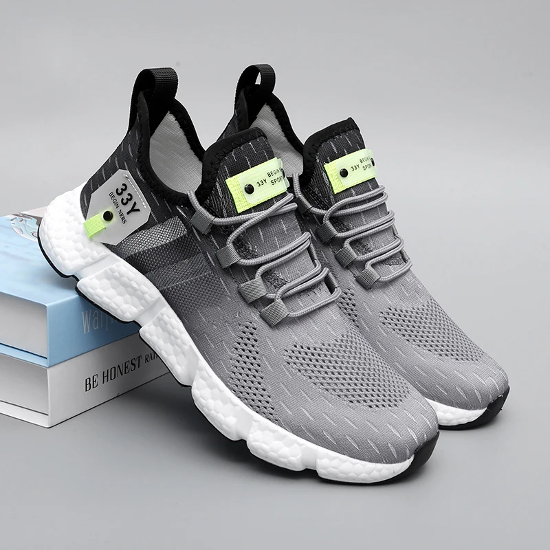 Summer Men Shoes Breathable Classic Running Sneakers Men Outdoor Lightweight and Comfortable Tennis Shoes Luxury Sports Shoes 46