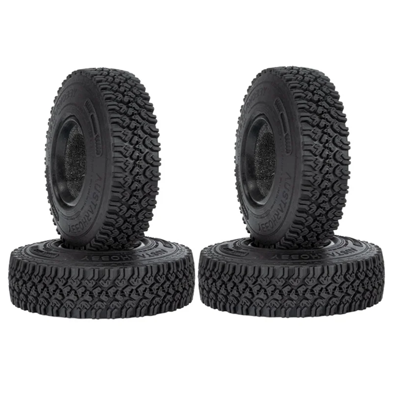 

MYMF-4PCS 1.55 Metal Beadlock Wheel Rim Tire Set For 1/10 RC Crawler Car Axial Yeti Jr RC4WD D90 TF2 Tamiya CC01 LC70 MST
