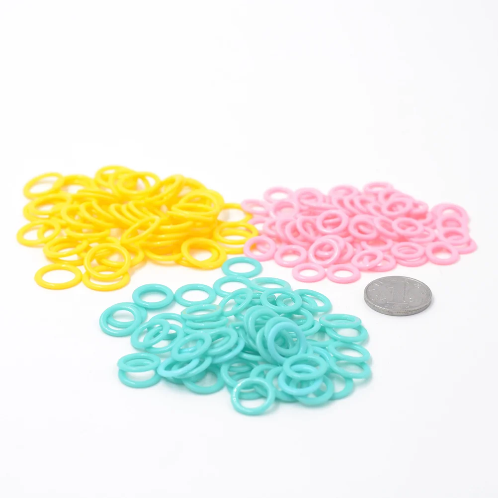 

120Pcs Stitch Markers for Knitting and Crochet Flexible Locking Circle Marker Clips for DIY Yarn Crafts Beginner Needlework
