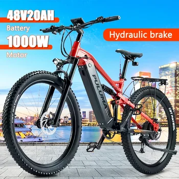 Image Electric Bicycle PULUMA-PH001 1000W Power Ebike 48V 20AH Panasonic Battery 27.5*2.8 Inch Tire Off-road Electric Mountain Bike