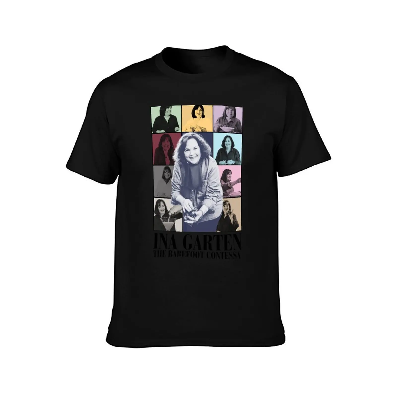 Era's of Ina Garten T-Shirt Summer Casual Cotton Tee Oversized Streetwear Tops Vintage Graphic Print Loose Fit Short Sleeve