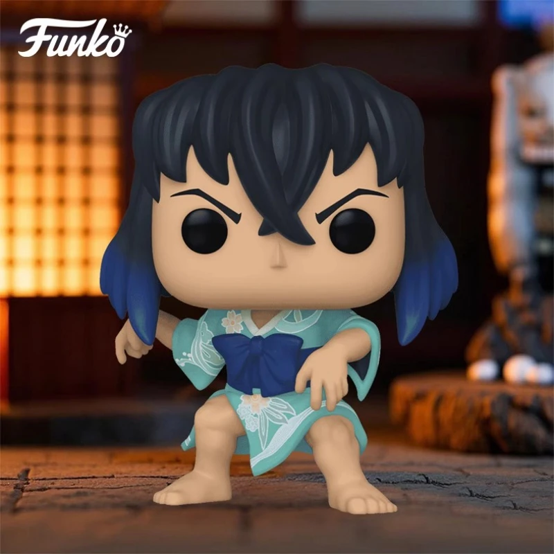 

Genuine Edition FUNKO POP Demon Slayer:Inosuke Hashibira in Kimono Anime Action Decoration Ornament Model Toys Collectible Model