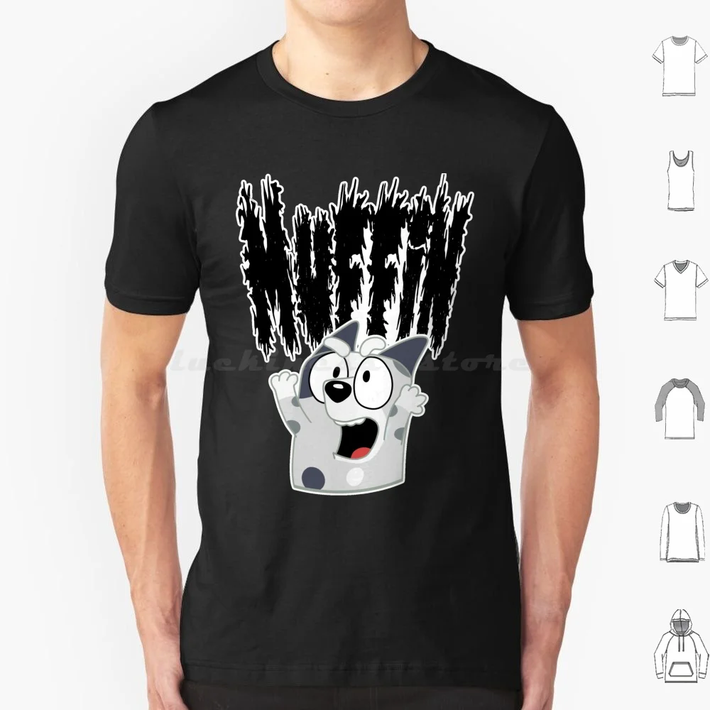Deathcore Heeler T Shirt Cotton Men Women DIY Print Muffin Heeler Australia Bingo Deathcore Death Metal Metalcore Metal Funny