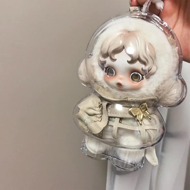 For Skullpanda Guangweaving Garden SP Doll Transparent Protective Case Storage Case Display Bag Cover Dustproof Organizer Box
