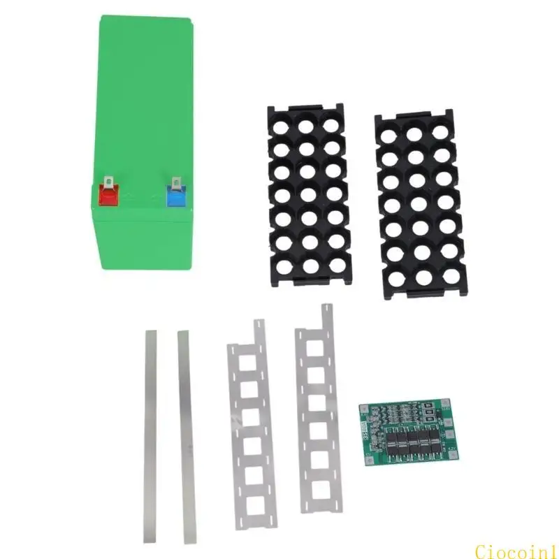 A3PC Battery Battery for 18650 Cells Box Holder Box Strips Box Box tord