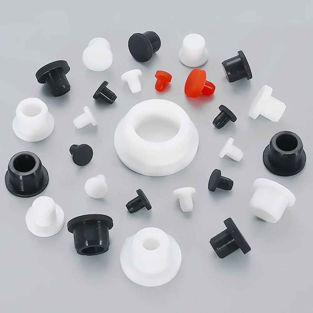 Silicone Joint Threaded Hole Plug Rubber plug Silicone Plugs Sincere Washer Dust Stopper Low Temperature Resistance Ring Cap PVC