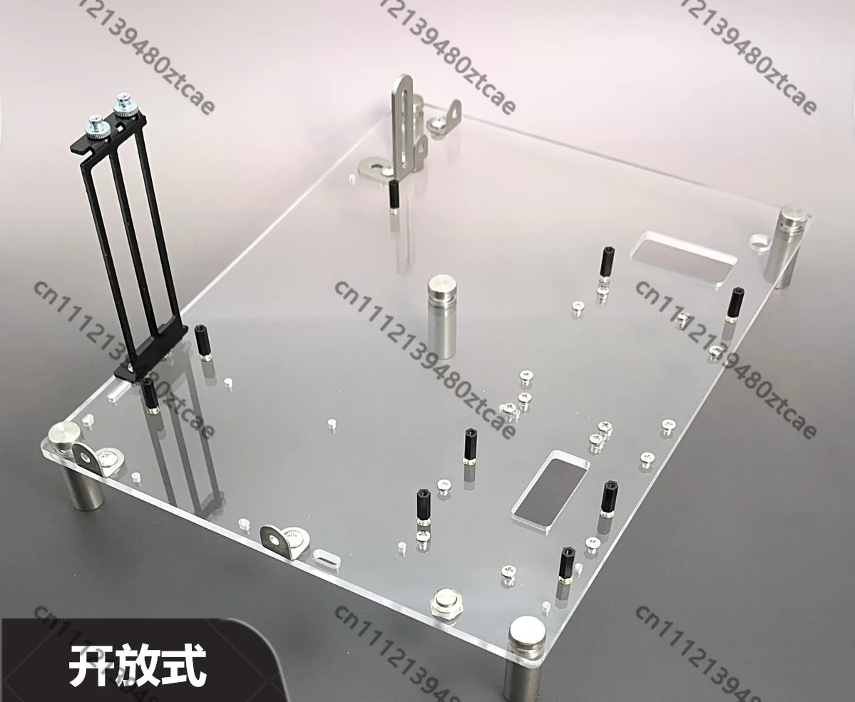 Open Frame ITX MATX Desktop Chassis Transparent Acrylic Board DIY Motherboard Bracket For X99 PC Computer Case