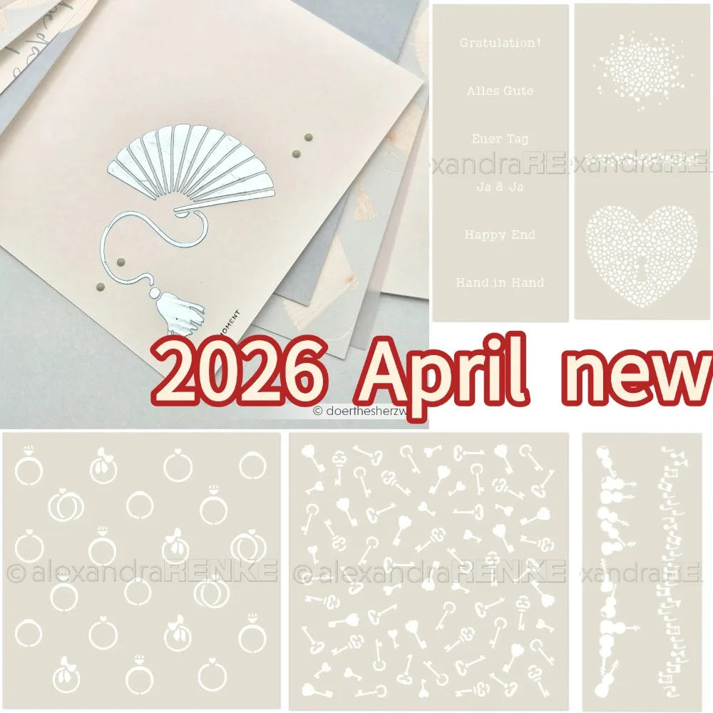Bowknot and Fans Metal Cutting Dies Scrapbook Diary Decoration Stencil Embossing Template DIY Greeting Card Handmade 2026 New