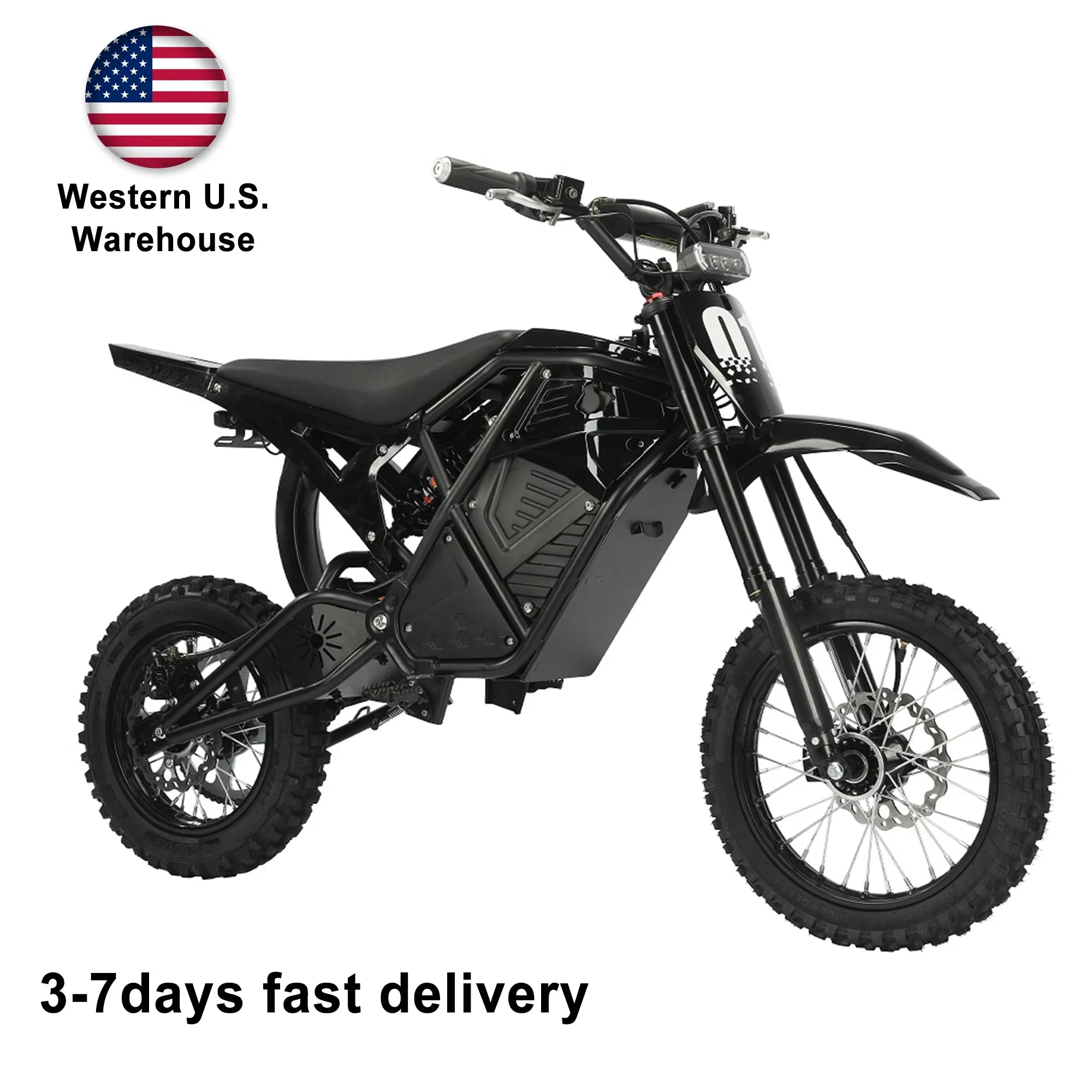 دراجة ترابية كهربائية ببطارية ليثيوم 48 فولت، دراجة جبلية كهربائية ذات تعليق كامل