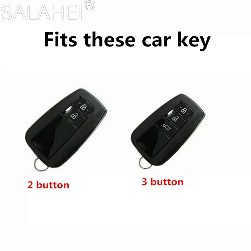 TPU Car Remote Key Case Cover Shell Fob For Toyota Prius Camry Corolla CHR C-HR RAV4 Land Cruiser Prado Auto Accessories