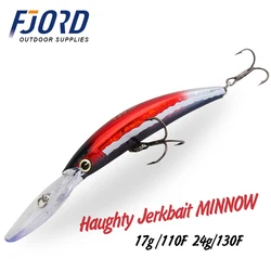 FJORD Floating Fishing Lure 110mm 17g 130mm 24g Jerkbait Long Range Carp Pike Swimbait Artificial Bait Sea Fishing Equipment