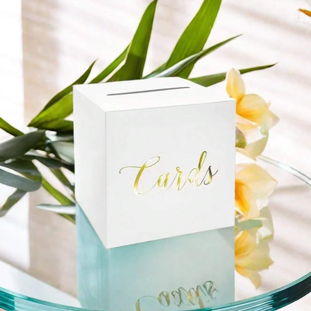 صندوق تخزين أبيض وأسود، صندوق - مراجعة Wedding Card Box وسعره