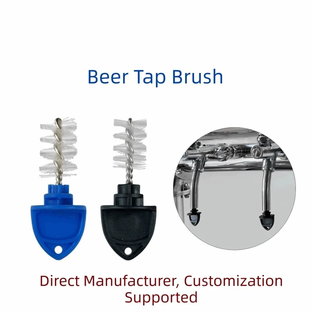 20 pcs/bag Durable Beer Faucet Cleaning Brushes Food Safe Sturdy Bristles Food Grade Pipeline Brushes Food Grade Compact Size