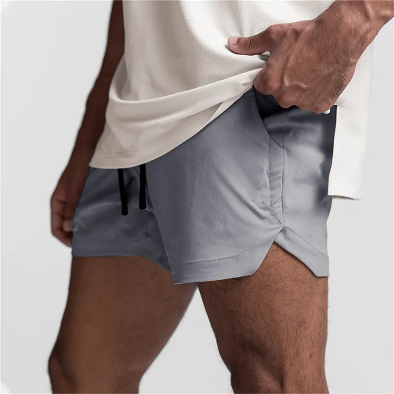 2023 Summer New Gym Jogging Exercise Shorts Men\'s Sports Fitness Quick-drying Men Training Brand Running Shorts